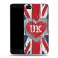 Дизайнерский пластиковый чехол для ZUK Z2 British love