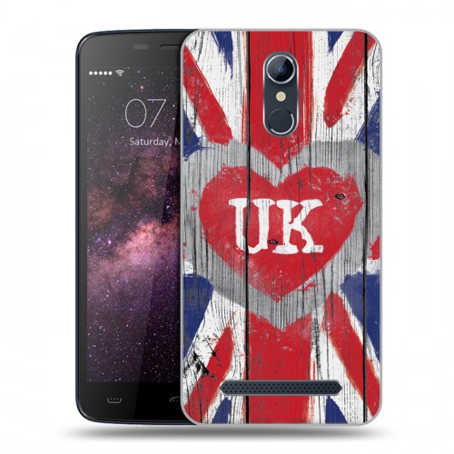 Дизайнерский силиконовый чехол для Homtom HT17 British love