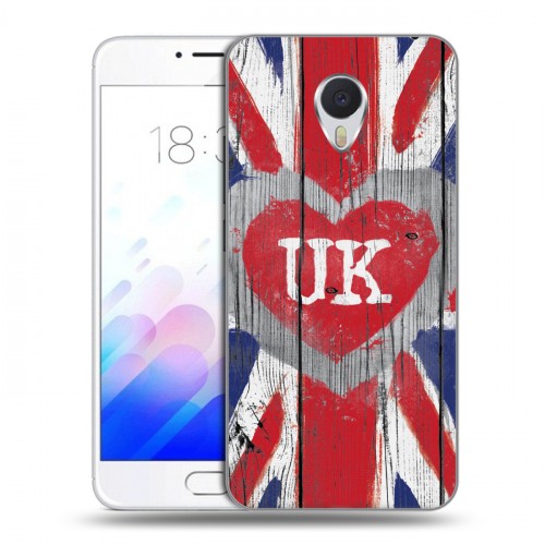 Дизайнерский пластиковый чехол для Meizu M3E British love