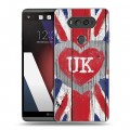 Дизайнерский пластиковый чехол для LG V20 British love