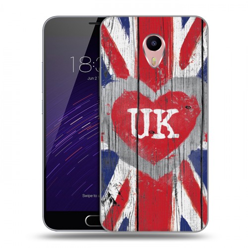 Дизайнерский пластиковый чехол для Meizu M3 Max British love