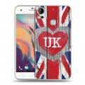 Дизайнерский пластиковый чехол для HTC Desire 10 Pro British love