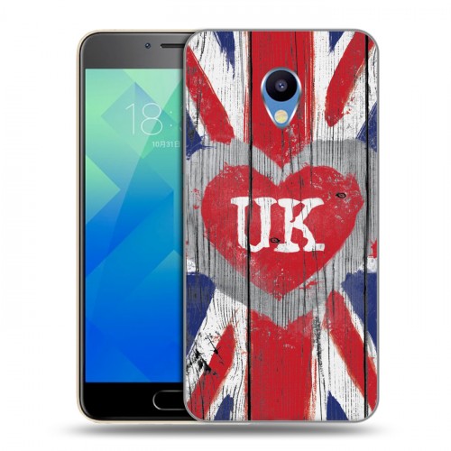 Дизайнерский силиконовый чехол для Meizu M5 British love