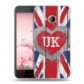 Дизайнерский силиконовый чехол для HTC U Play British love