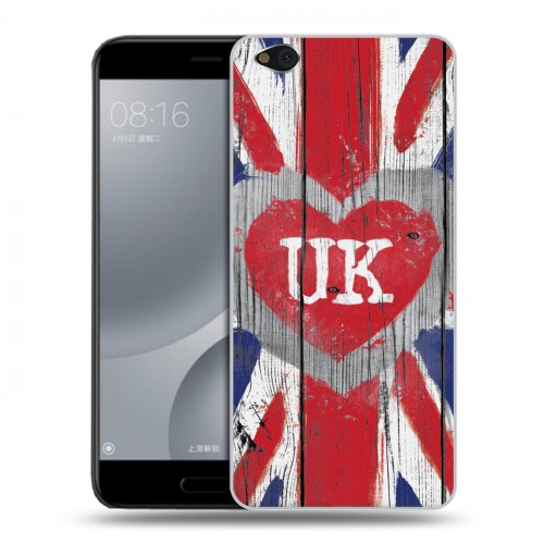 Дизайнерский пластиковый чехол для Xiaomi Mi5C British love