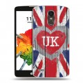 Дизайнерский пластиковый чехол для LG Stylus 3 British love