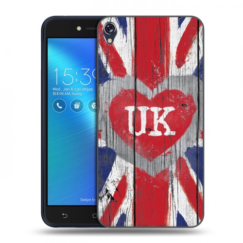 Дизайнерский силиконовый чехол для Asus ZenFone Live British love