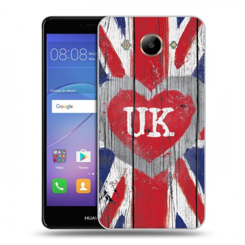 Дизайнерский пластиковый чехол для Huawei Y3 (2017) British love