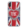 Дизайнерский силиконовый чехол для Iphone x10 British love