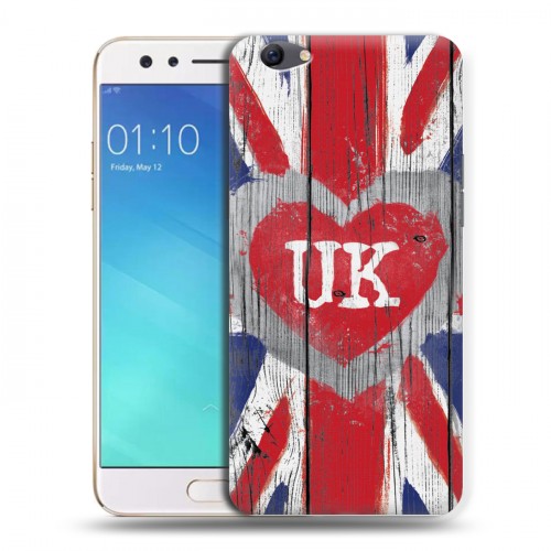 Дизайнерский силиконовый чехол для OPPO F3 British love