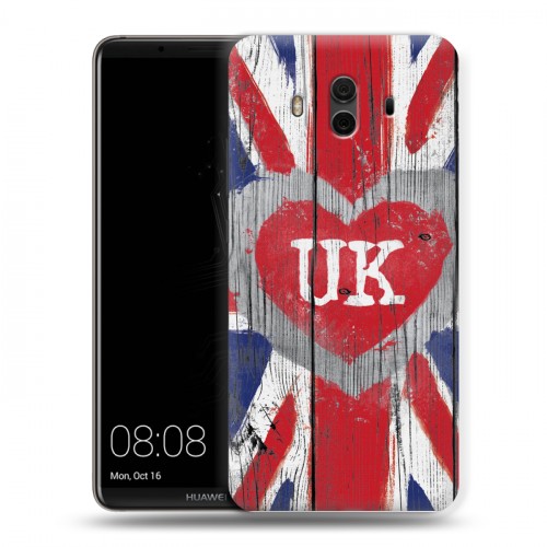 Дизайнерский пластиковый чехол для Huawei Mate 10 British love