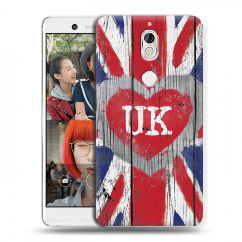 Дизайнерский пластиковый чехол для Nokia 7 British love