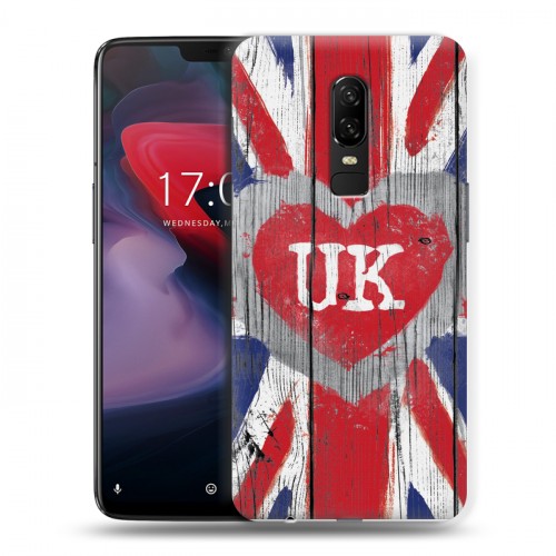 Дизайнерский пластиковый чехол для OnePlus 6 British love