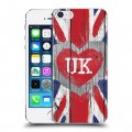 Дизайнерский пластиковый чехол для Iphone 5s British love