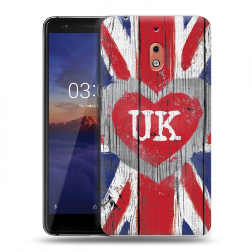 Дизайнерский силиконовый чехол для Nokia 2.1 British love