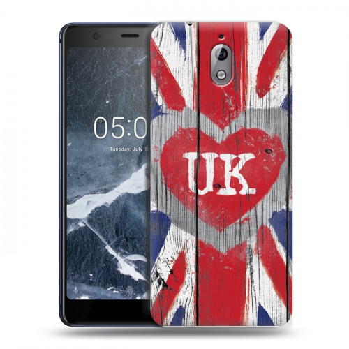 Дизайнерский силиконовый чехол для Nokia 3.1 British love