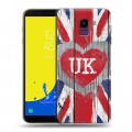 Дизайнерский пластиковый чехол для Samsung Galaxy J6 British love