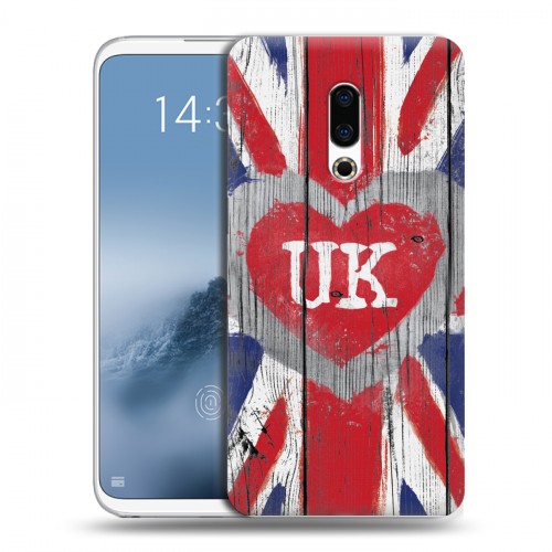 Дизайнерский силиконовый чехол для Meizu 16th Plus British love