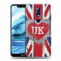 Дизайнерский силиконовый чехол для Nokia 5.1 Plus British love