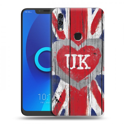 Дизайнерский силиконовый чехол для Alcatel 5V British love