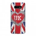Дизайнерский пластиковый чехол для Samsung Galaxy S10 Plus British love