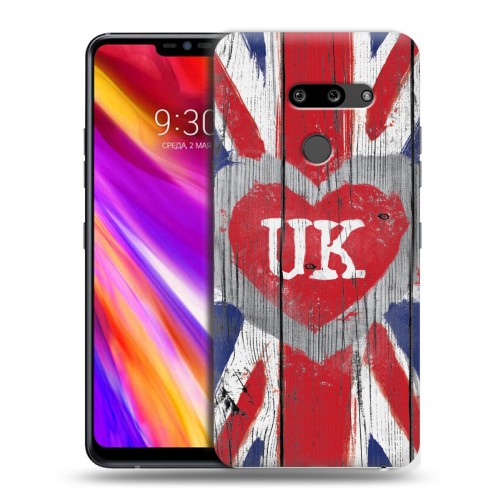 Дизайнерский пластиковый чехол для LG G8 ThinQ British love