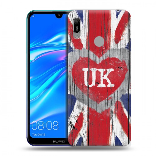 Дизайнерский пластиковый чехол для Huawei Y6 (2019) British love