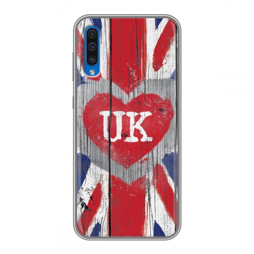 Дизайнерский силиконовый чехол для Samsung Galaxy A50 British love