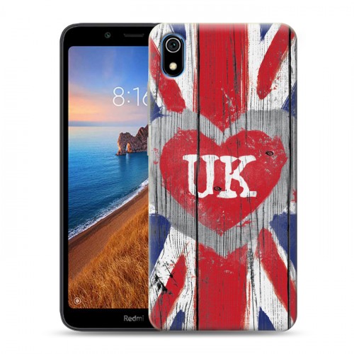 Дизайнерский силиконовый чехол для Xiaomi RedMi 7A British love