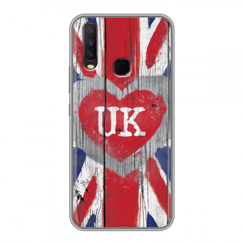 Дизайнерский силиконовый чехол для Vivo Y17 British love