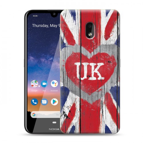 Дизайнерский пластиковый чехол для Nokia 2.2 British love