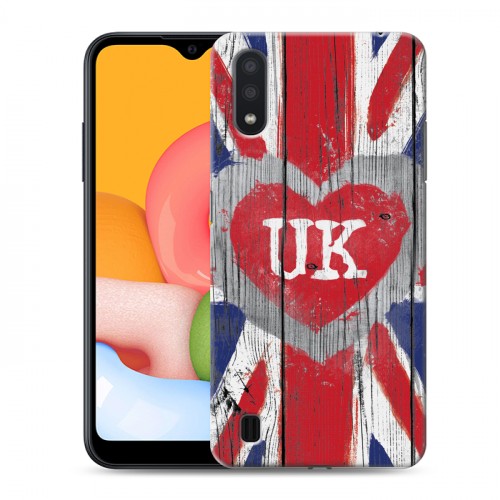 Дизайнерский силиконовый чехол для Samsung Galaxy M01 British love