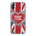 Дизайнерский силиконовый с усиленными углами чехол для Xiaomi RedMi 9A British love