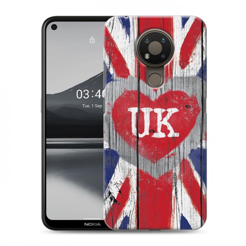 Дизайнерский силиконовый чехол для Nokia 3.4 British love