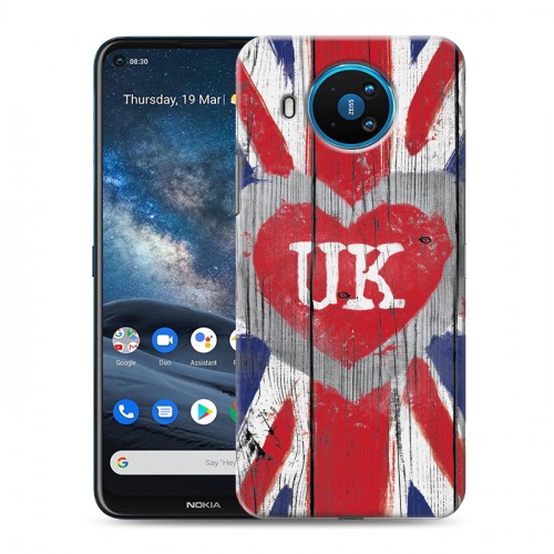 Дизайнерский силиконовый чехол для Nokia 8.3 British love