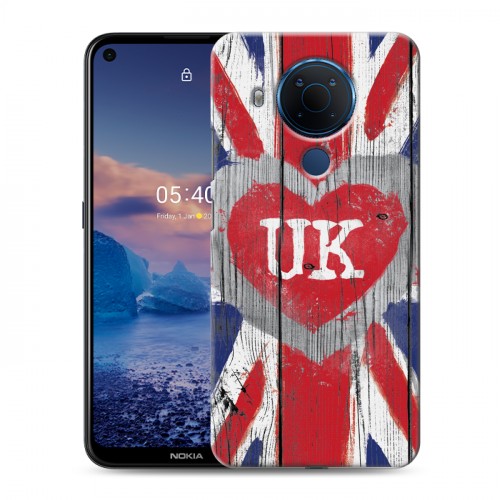 Дизайнерский силиконовый чехол для Nokia 5.4 British love