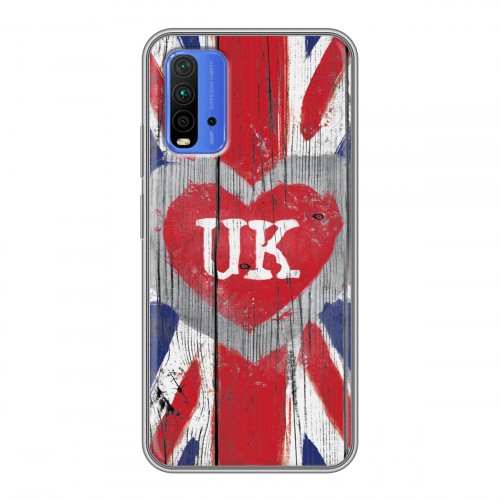 Дизайнерский силиконовый чехол для Xiaomi RedMi 9T British love