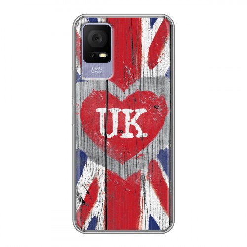 Дизайнерский силиконовый чехол для TCL 405 British love