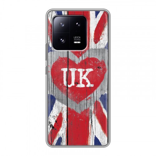 Дизайнерский силиконовый чехол для Xiaomi 13 Pro British love