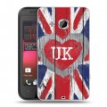 Дизайнерский пластиковый чехол для HTC Desire 200 British love