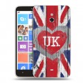 Дизайнерский пластиковый чехол для Nokia Lumia 1320 British love