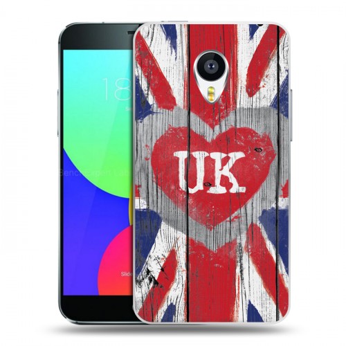 Дизайнерский пластиковый чехол для Meizu MX4 British love