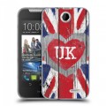 Дизайнерский силиконовый чехол для HTC Desire 310 British love