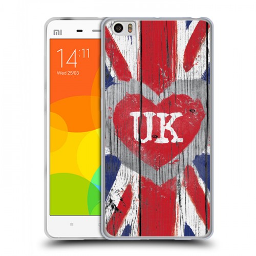 Дизайнерский силиконовый чехол для Xiaomi Mi Note British love