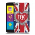 Дизайнерский пластиковый чехол для Explay Rio British love