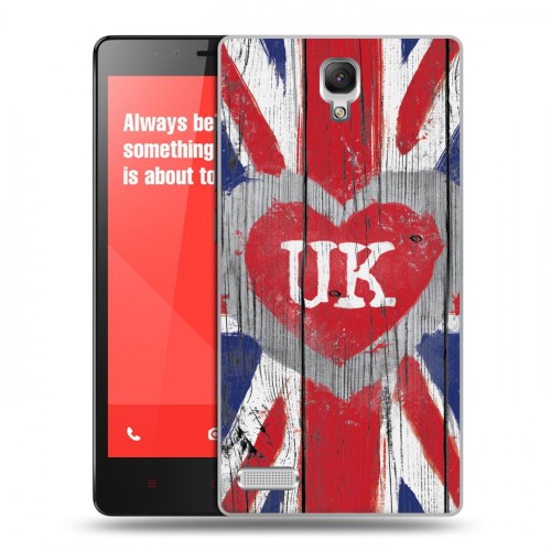 Дизайнерский силиконовый чехол для Xiaomi RedMi Note British love