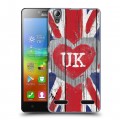 Дизайнерский пластиковый чехол для Lenovo A6000 British love