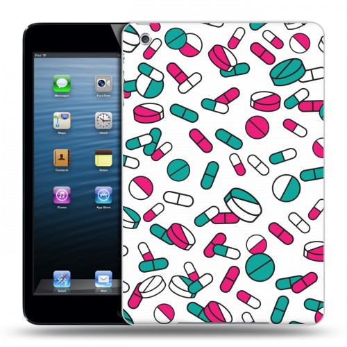 Дизайнерский силиконовый чехол для Ipad Mini Разноцветные таблетки