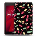 Дизайнерский силиконовый чехол для ASUS ZenPad C 7.0 Разноцветные таблетки