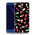 Дизайнерский пластиковый чехол для Huawei Honor 8 Pro Разноцветные таблетки